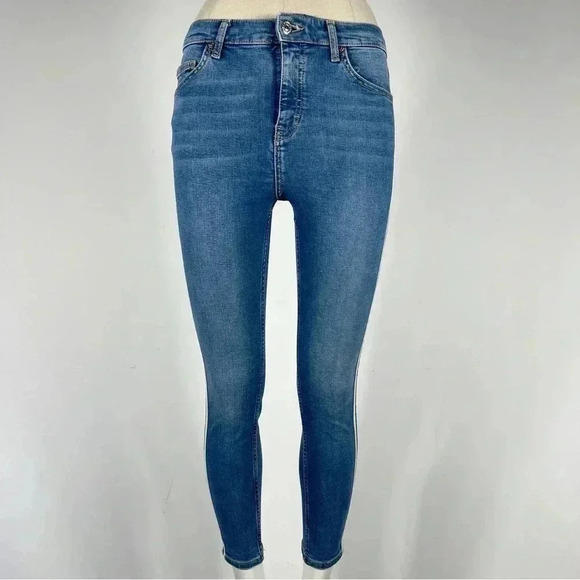 💕Topshop Jamie skinny jeans  28x25 - Picture 2 of 11
